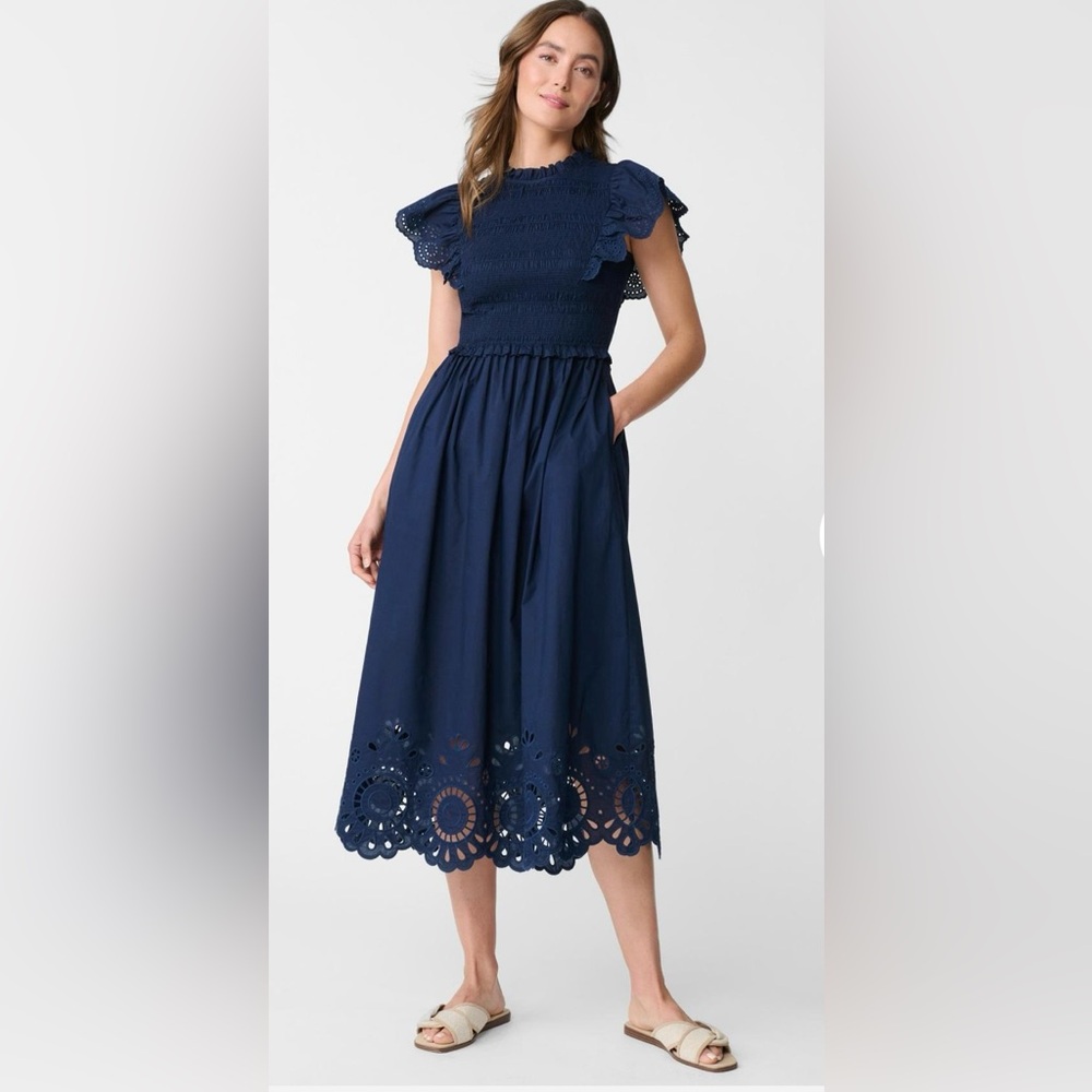 NWT J. McLaughlin Ingram Dress - Navy
